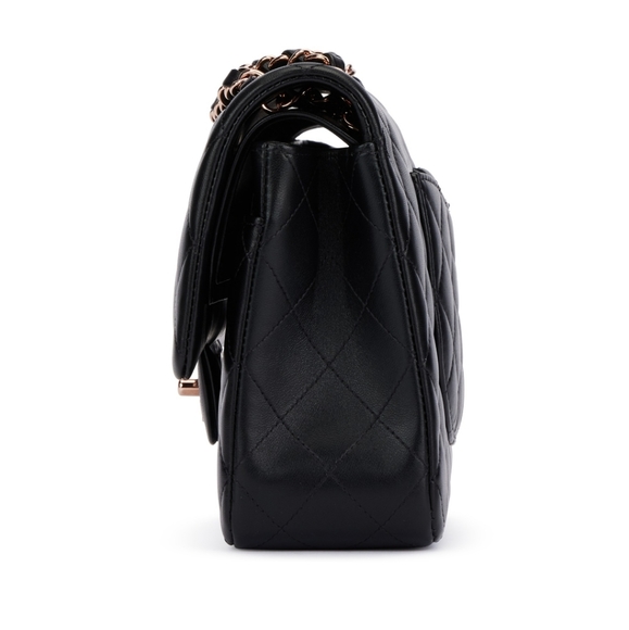 ❌️SOLD❌️ Brand New Authentic Chanel Medium Classic Flap Bag Rose Gold Hardware - Picture 11 of 12